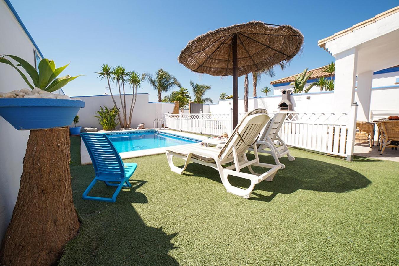 Villa Yuca Con Piscina Privada En Conil De La Frontera Exteriör bild